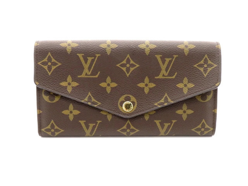LOUIS VUITTON Long Wallet Portefeuille Sarah Monogram